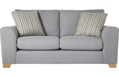 Collection Ashdown Large Fabric Sofa - Silver